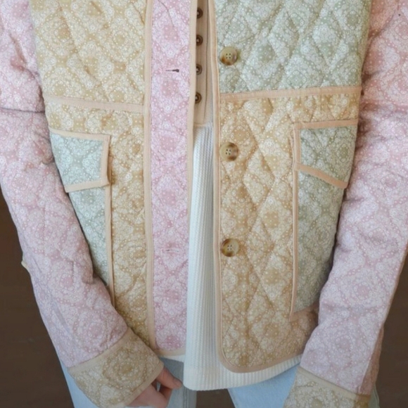 In Loom Jackets & Blazers - IN LOOM RYLIE PATCHWORK BANDANA FLORAL QUILTED JACKET